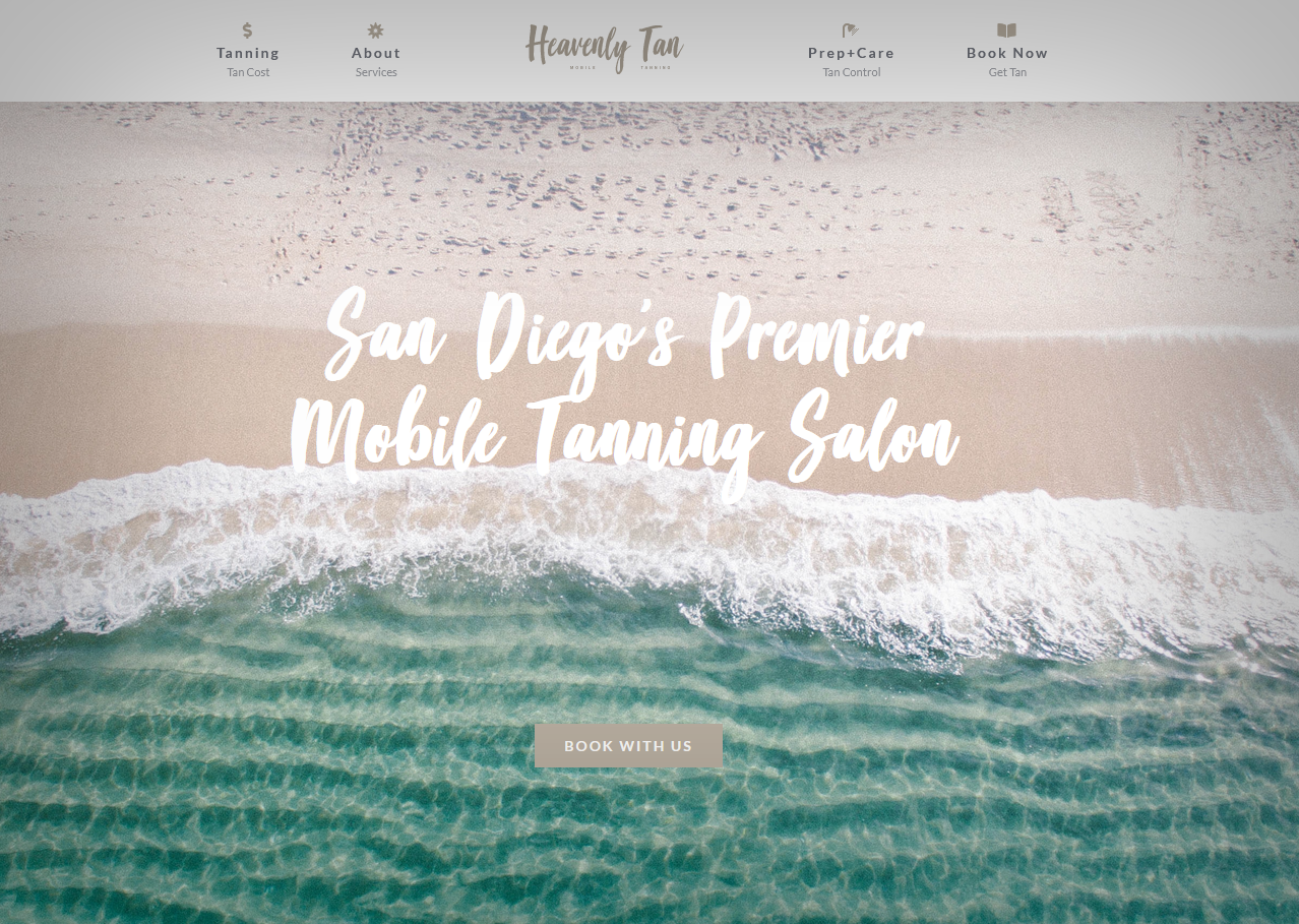 Heavenly Tanning Website
